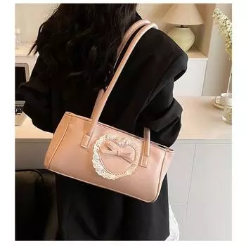 Женская большая сумка, новинка 2024 года, большая вместительная сумка на плечо для поездок на работу, универсальная сумка, элитная легкая сумка для подмышек