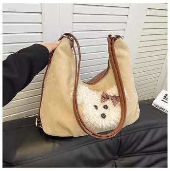 Tote bag women s 2024 new large-capacity commuter backpack casual multi-functional shoulder bag travel backpack хаки