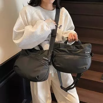 Сумка-тоут женская сумка через плечо большая вместительная сумка для поездок на работу через плечо Small чёрный