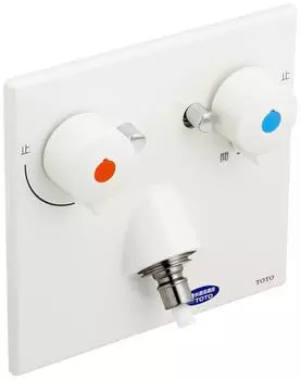 TOTO hot water mixer faucet TWA20A1RZ wall-mounted 2-handle белый