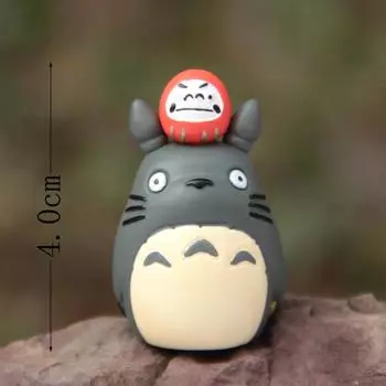 Totoro Cute Cartoon Overhead Dharma Micro Model Ornament For Prop Landscape Lucky Cat Dhamma