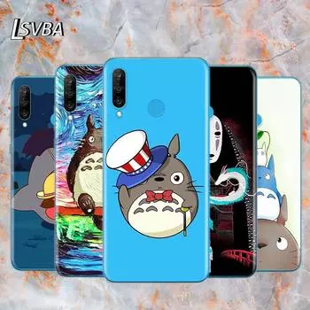 Тоторо Унесенные призраками Ghibli Мягкий силиконовый чехол TPU для Huawei P40 P30 P20 Pro P10 P9 P8 Lite E Plus 2019 2017 Чехол для телефона P8 Lite 2016