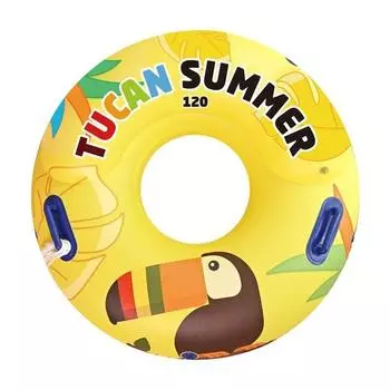 Ручка для игр в воде Toucan, круглая трубка, 120 см, желтая, 1 шт., корейские товары для водных развлечений