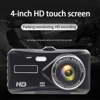 Touch Car Dvr HD1080P видеокамера Dash Cam Rear View Night Vision водительский регистратор автомобильные аксессуарызаднее изображение черный ящик none