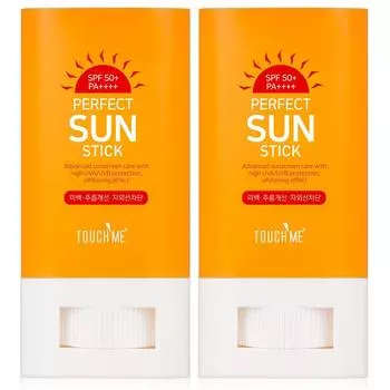 Touch Me Perfect Large Tone Up Sun Stick Balm Sun Cream SPF50+ PA++++ 20 г 2 шт, 1 шт