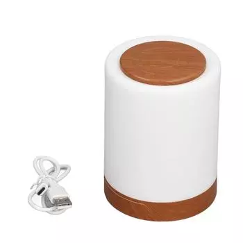 Touch Night Light USB Charging Timing RGB Color Changing Hangable LED Warm Ambient Lamp for Bedroom