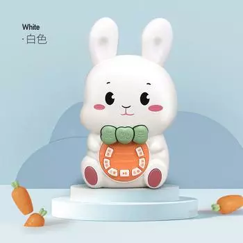Touch-Sensitive Infant And Child Early Education Machine, Mini Rabbit Light Music Multi-Functional Story Machine Toy