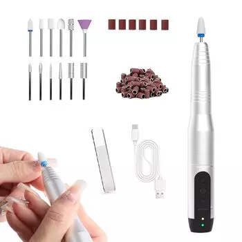 TOUCHBeauty Electric Nail Cordless Electric Nail Machine For 3 Speed Gel USB Electric Nail Care Nail Nail Cuticle Shining Nail For Hands and Home