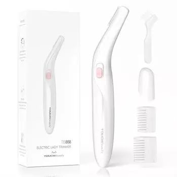 TOUCHBeauty Eyebrow Battery Eyebrow Electric Eyebrow Face For The Pussy Facial Whole Удобная для детей бритва, управляемая, резак, бритва, бритва, белый