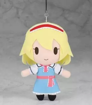 Touhou Alice Margatroid Мини Плюшевый Подарок Официальный Товар Ремешок с Булавкой