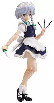 Touhou Project figma Сакуя Изаёй Высота окрашенной подвижной фигуры ок.. 13,5 см АБС и ПВХ