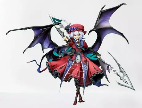 Touhou Project Remilia Scarlet Crimson Castle Legend Edition Extra Color BLOOD MOON Complete Figure 1/8