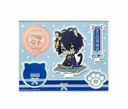 Touken Ranbu ONLINE Акриловый стенд с персонажами в честь 1-й годовщины Toukko Danshi Mikazuki Munechika 01