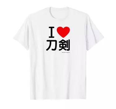 Touken Ranbu ONLINE I Love Touken T-shirt белый