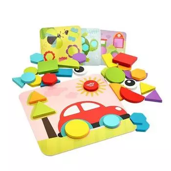 Touki Toy Shape Puzzle 4in1 396 Корейские детские игрушки