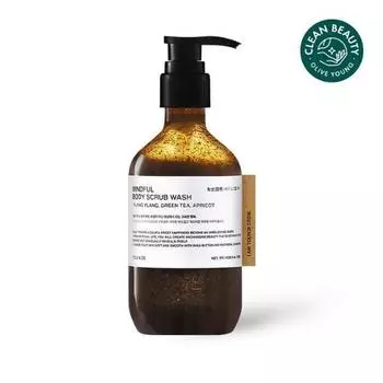 TOUN28 Body Scrub Wash 300ml, choose 1 of 3 (sandalwood/ylang ylang/peppermint) Meditation (Sandalwood & Patchouli)