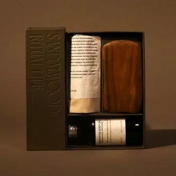 TOUN28 Масло для тела «Ритуальная жизнь» сандалового дерева, 100 мл + массажный инструмент «Гваша» (Выберите 1 из 3 вариантов)