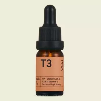 TOUN28 Solutions T3 PHA Витамины B3, B5, B6 Разглаживание и сияние кожи 10 мл 1 PCS