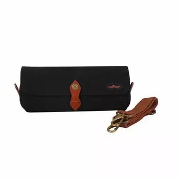 TOURBON Front Bag Bicycle Bike Canvas Top Tube Bag (Black) чёрный