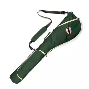 TOURBON Golf Case for Holds 8 with Zipper Green for Men and Women Bag/Club Practice, Clubs, Lightweight, Foldable, Compact, Pocket, зелёный