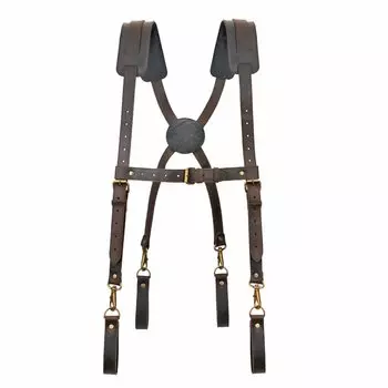 Tourbon Регулируемые подтяжки для электрика и удобный мягкий рабочий пояс для инструментов,