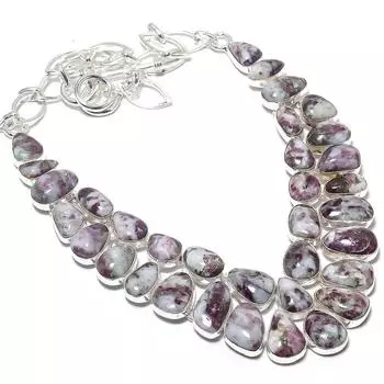 Tourmaline Gemstone Handmade 925 Silver Jewelry Necklace 18 JCN484-131