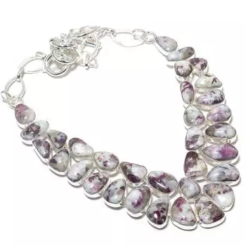 Tourmaline Gemstone Handmade 925 Silver Jewelry Necklace 18 JCN484-99