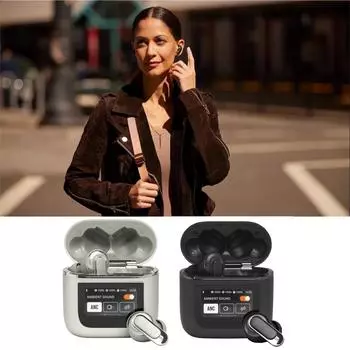 TourPro 2 Настоящие беспроводные наушники с шумоподавлением и умным чехлом One Size чёрный