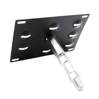 Tow Hook Plate Holder European Style Car Accessory Sturdy Decorative Waterproof Tag Frame