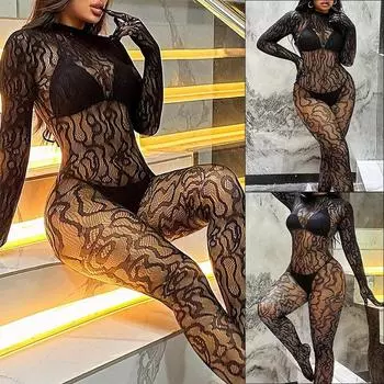 Товар Ажурные чулки Товар Ткань Характеристики товара Сетчатый комбинезон