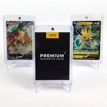 Товар Универсальный магазин Pokemon Card Magnetic Case Top Loader Stand Set, популярная корейская игра