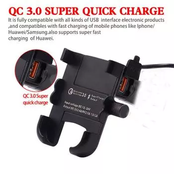 Товар: Весенний вал быстрая зарядка держатель для мобильного телефона из алюминиевого сплава