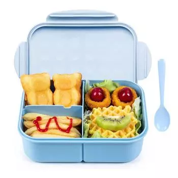 Товары Детский ланч-бокс, идеальный герметичный контейнер для ланч-бокса, детский ланч-бокс Mom s Choice, ланч-бокс, пригодный для использования в микроволновой печи и посудомоечной машине 3&1150ml&1
