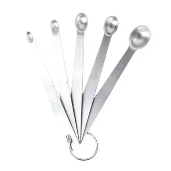 Товары для дома для выпечки Кофе Кухонные принадлежности Измерительный набор Инструменты Приправа Ложка Мерная ложка серебряный