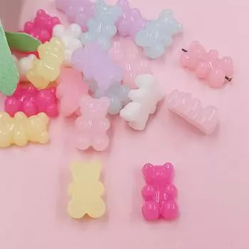 Товары для дома и вечеринки Материал для изготовления ювелирных изделий Акрил 11*18 мм ручная работа DIY ожерелье браслет 20 шт. бусины материалы для бисероплетения аксессуары медведь about11*18mmabout11*18mmabout11*18mmabout11*18mmab белый