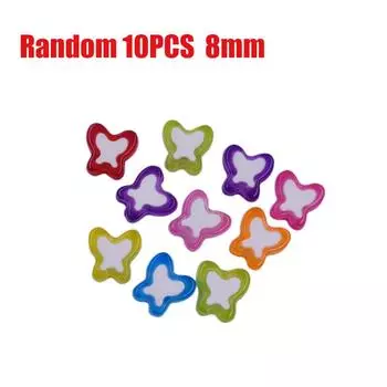 Товары для дома и вечеринок 10 шт. Перфорированные бусины Акриловый браслет ожерелье Многоцветный браслет ожерелье ювелирные аксессуары Ручная работа DIY