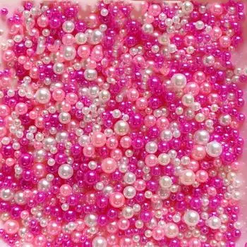 Товары для дома и вечеринок Approg/lot без отверстий ABS 500 шт. Декор для скрапбукинга смешанный размер жемчуг свободные швейные аксессуары ручной работы круглые бусины DIY ремесленные подарки 4