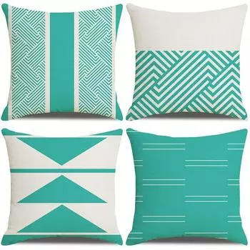 Товары для дома Льняная наволочка для подушки в скандинавском стиле Льняная наволочка для подушки в горячем стиле Чехол для диванной подушки не включает в себя подушку 45*45cm