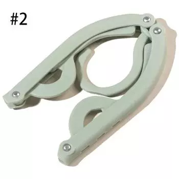 Товары для дома Портативная вешалка с прорезями Складная вешалка для одежды для путешествий Пластиковая складная вешалка для одежды Инструменты для хранения одежды