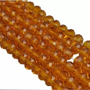 Товары для домашней вечеринки Хрустальное стекло 6/8 мм Аксессуары Распорные бусины 50 шт. Рондель граненые «сделай сам» для изготовления ювелирных изделий 6mm красный