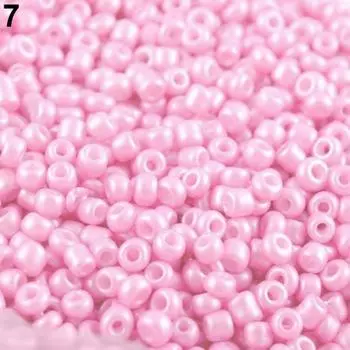 Товары для домашней вечеринки Изготовление ювелирных изделий Браслет Ожерелье 2 мм DIY Поделки Оптовая продажа ярких цветов 1200 шт. Свободные бусины из АБС-пластика розы красного
