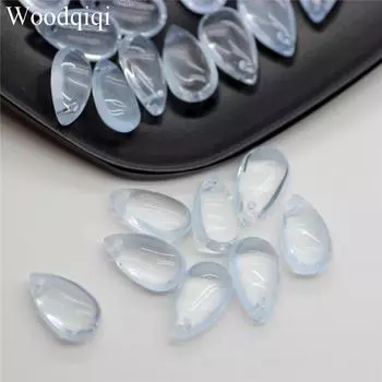 Товары для домашней вечеринки Материал ручной работы Стекло Горячие продажи 7x14 мм Высококачественный кулон 50 шт. Красочные хрустальные капли воды Ювелирные изделия DIY Свободные бусины