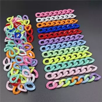 Товары для домашней вечеринки Подвеска-брелок Твист-цепочка 10 шт. 17*24 мм Изготовление ювелирных изделий DIY Фурнитура Оптовая продажа Свободные бусины Ожерелье Браслет розовый