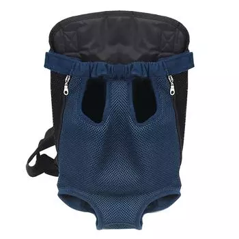 Товары для домашних животных Дышащий рюкзак для домашних животных Дорожный рюкзак для домашних животных Нагрудная сумка Рюкзак для домашних животных Рюкзак для собак One Size тёмно-синий