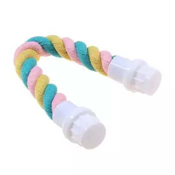 Товары для домашних животных Игрушка для попугая Качающаяся лестница Станция Веревка для скалолазания Станция Стержень Клетка для птиц U-образная рамка для птиц 24.5cm