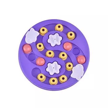 Товары для домашних животных, Лабиринт для домашних животных, Развивающие игрушки для собак, Интерактивные развивающие игрушки для кормления розовый