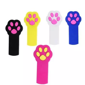 Товары для домашних животных Лазерная палочка для кошек, лазерная инфракрасная палочка для кошек, игрушка для кошек, милая маленькая игрушка для кошек с отпечатками лап Random color