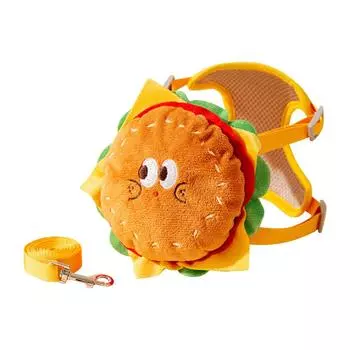 Товары для домашних животных Открытый жилет Тип Теплый поводок для собак Поводок для маленьких собак и кошек S оранжевый