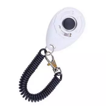Товары для дрессировки домашних животных Clicker Pro, белые, 1 шт.