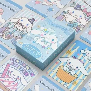 Товары для фотокарточек Sanrio, фотокарточки с иллюстрациями ЛОМО, 60 шт. + мини-наклейки, 32 шт., представитель Кореи, настольная игра
